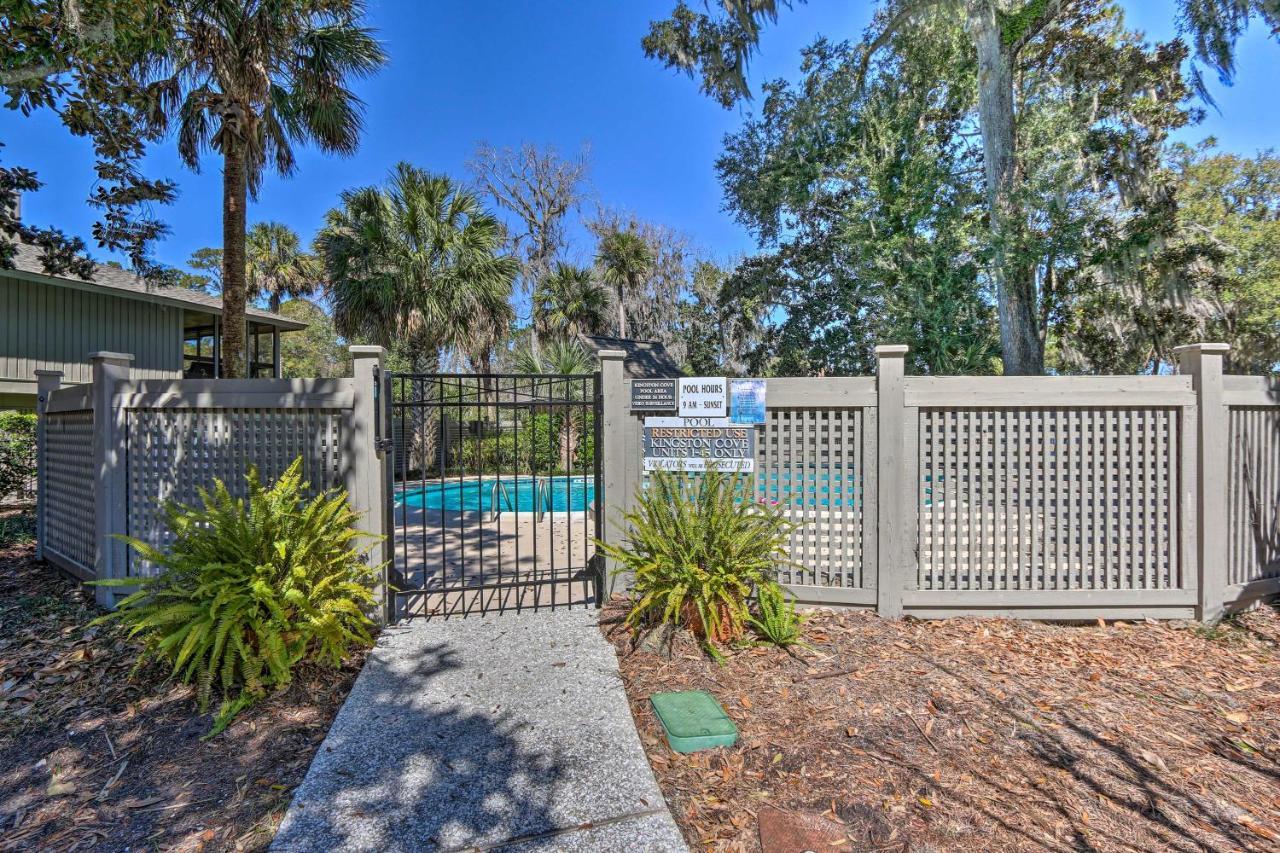 Coastal Oasis With Pool - Walk To Coligny Beach Park Hilton Head Island Exterior photo