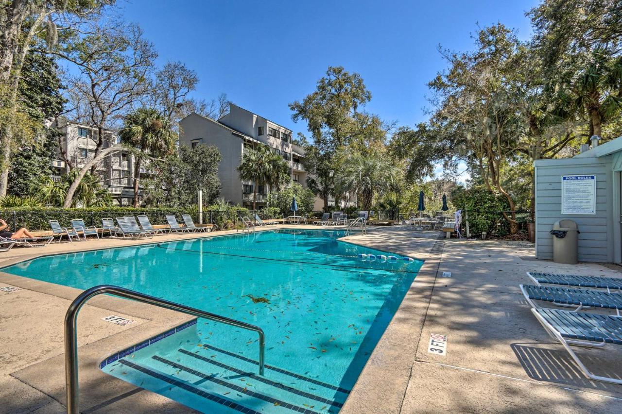 Coastal Oasis With Pool - Walk To Coligny Beach Park Hilton Head Island Exterior photo
