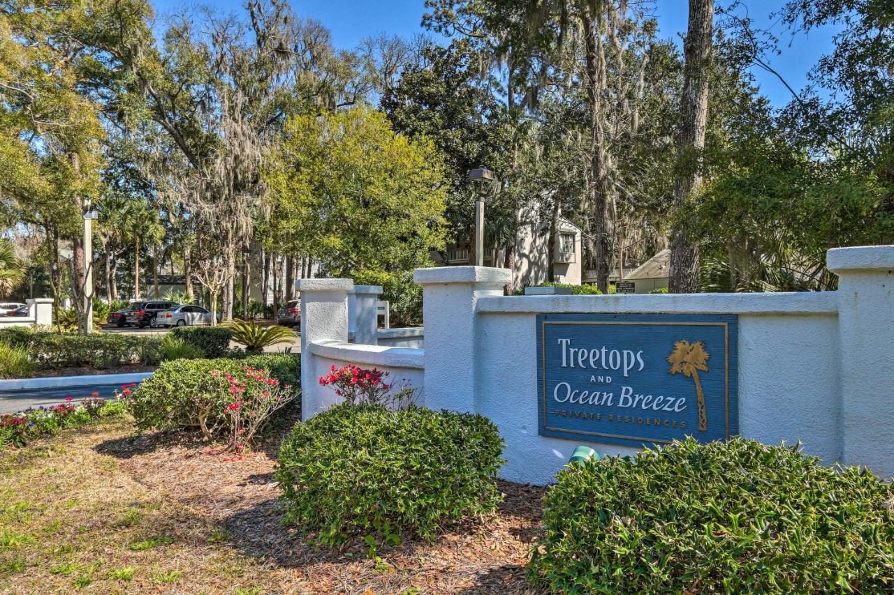 Coastal Oasis With Pool - Walk To Coligny Beach Park Hilton Head Island Exterior photo